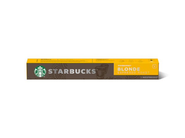 blonde roast starbucks nespresso