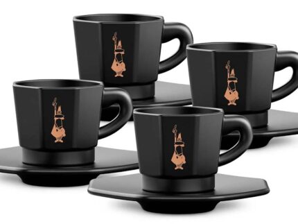 Bialetti-ს რვაკუთხა ჭიქების ნაკრები
