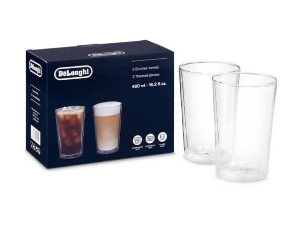 ორმაგი მინის ჭიქების ნაკრები DeLonghi DLSC319