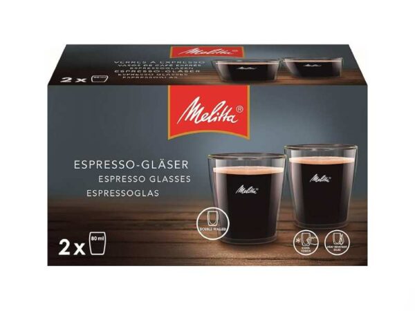 ჭიქების ნაკრები Melitta Espresso
