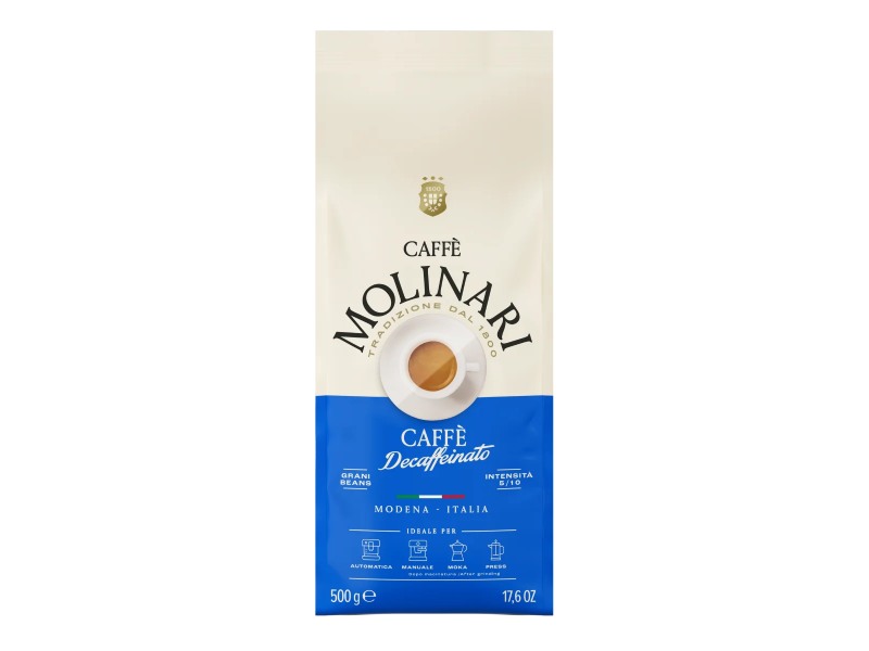 Molinari Decaffeinato 500g Molinari Decaffeinato
